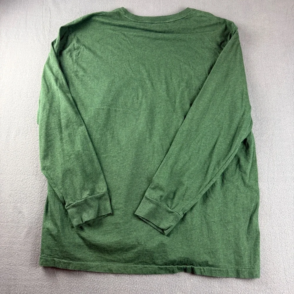 Polo Ralph Lauren Shirt Men's 2XL Green Long Sleeve Classic Fit Pony Logo Tee